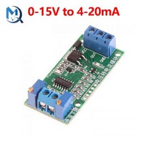 전압-전류 모듈 0-2.5V 0-3.3V 0-5V 0-10V 0-15V 0-24V ~ 0 -20mA/4 -20mA 전류 송신기 신호 변환기 215461, 0-15V to 4-20mA215461