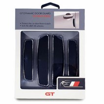 외제차 스포츠차 고급 차량문콕방지 새차준비물 SUV 아반때 제네시스 자동차 잘붙이는, 1개, 오토컴GT도어가드(레이싱 화이트4P)
