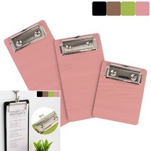 컬러 우드 클립보드 호프집메뉴판 클립보드메뉴판, 200/분홍