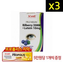 하이웰 빌베리 35000 루테인 10mg 60캡슐 3개