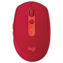 로지텍 무소음 멀티 디바이스 무선 블루투스 마우스 M590, 레드
