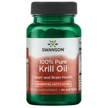 스완슨 크릴 오일 500mg 60정-오메가3(EPA/DHA) Swanson Krill Oil (미국배송)