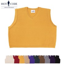 남자 오버 크롭 조끼 DS_47