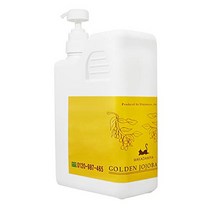 마카다미 가게 골든 호호바 오일 1000ml (펌프 포함) 마사지 오일 캐리어 오일 (페이스 / 바디 용) 업무용 · 대용량 マカダミ屋 ゴールデンホホバオイル1000ml (ポンプ付)