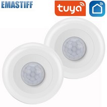 Tuya 와이파이 스마트 PIR 모션 센서 감지기 움직임 센서 스마트 라이프 앱 무선 홈 오토메이션 시스템, 02 2pcs WIFI PIR2