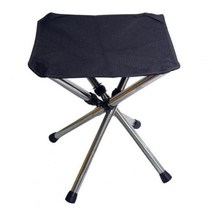 접이식 캠핑 휴대용 경량 체어맨 낚시 좌대 원투 민물낚시 의자4다리가 있는 미니 스테인레스 스틸 의자, 02 S 30x27x 27cm