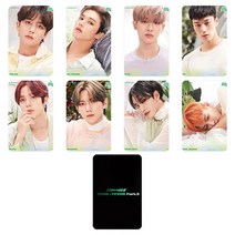8 개/대 엽서 아이돌 ATEEZ 앨범 컬렉션 HD 카드 Lomo 자기 제작 LOMO 투명 Photocard, [05] OSS21434KP4