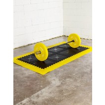 역도 스쿼트 발판 데드리프트 역도 체육관 매트 DIY, C+블랙