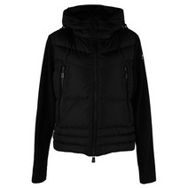 [몽클레어] 21FW 8G00015 80093 999 남성 로고 패딩 믹스 자켓 블랙