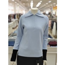 DAKS LONDON GOLF /21FW BEST SELLER블루 와이드카라 반집업티셔츠 / DNTS1D713B1, 스카이블루