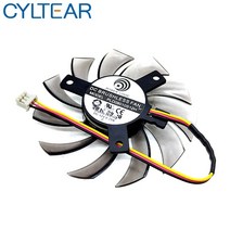 새로운 75MM PLD08010S12H 기가 바이트 HD 6850 7970 GTX 460 GTX560Ti R270X AMD R7 260x 그래픽 비디오, 01 3Pin (3Wires)