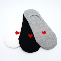 조은삭스 C-SOCKS 여성여자 안벗겨지는 하트 포인트 덧신