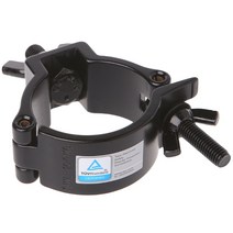 DJ 라이트 알루미늄 소재 단계 조명 100kg 48-51mm 후크 라이트 클램프 홀더, 검은색