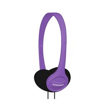 KOSS 코스 KPH7V 휴대용 온이어 헤드폰 바이올렛 가벼운 감성