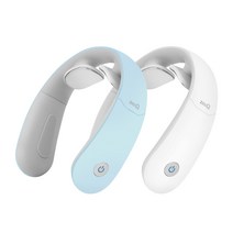 지니큐 유니콘 휴대용 무선 온열 목마사지기 화이트 ZQ-500MB