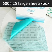 차량 세차 유지보수 일본 KOVAX 사포 자동차 스프레이 페인트 마감 연마 퍼티 그라인딩 미세 연삭 240-3000 연마재, 600 grit 25 pcs