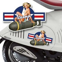 자체브랜드 베스파 핀업걸 스티커 vsbs_62