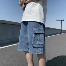 남성 청반바지 여름 얇은 루즈핏 패션 휴무한가하다 뉴타임즈 C31 C754R805