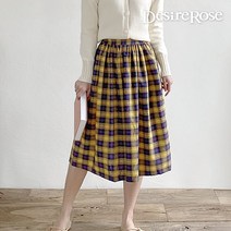디자이어로즈 디자이어로즈 여자 대학생 가을 캐주얼 체크치마 3color (6126692)