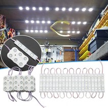 캠핑카 부품 카라반60 leds module kit 인테리어 트레일러 조명, 20x 3LED