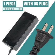 듀얼트론 66.4V 1.75A AC/DC 리튬 이온 배터리 충전기 60V 듀얼트론 2 3 썬더 스파이더 이글 울트라 랩터 DT 전기 스쿠터용, 1 US CHARGER_CHINA