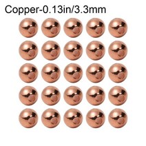 한국관리기 미니관리 콤바인새로운 25pcs Slotted 텅스텐 합금 비즈 좋은 디자인 플라이 요정 머리 공 2/2., 04 Copper-3.3mm