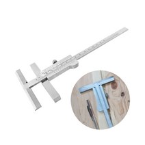 케가끼 게이지 비눈금형 100mm HM-100 목공용직각자 금긋기 게가끼, 1개