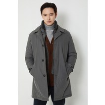 브렌우드 BRCCW22641GYX_코오롱 패션 양털 칼라넥 내추럴 구스다운 코트 (곤지암 모다아울렛)
