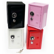 이중잠금 캐비넷 금고 소형, 본상품선택, 핑크