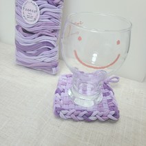 양말목공예 직조라벨 양말공예 양말목직조틀 파이핑끈 고무실 직조틀 좌식 사각수틀, 20.보라믹스(100개입)+직조틀