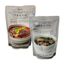 피코크 서울요리원 육개장500g+미역국500g