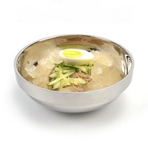 업소용 스텐 이중 냉면그릇 2중 냉면기 식당 음식점 19cm 21cm 23cm, 스텐이중냉면기 왕대, 1개
