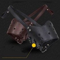 짖음방지 사이즈조절 보더콜리입마개 짖지마 강아지방문훈련, 1개, 블랙