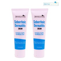 (2팩) 더마하모니 피리티온 징크 아연 크림 89ml - 0.25% PYRITHIONE ZINC SEBORRHEIC DERMATITIS CREAM, 2개