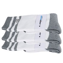 라르고 국내 생산 스키 양말 3p, 그레이