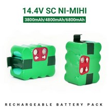 로봇청소기 배터리 호환 14.4V SC Ni-MH 충전식 팩 KV8 XR210 XR510 XR210A XR210B XR510B XR510D 용 6800mAh 진공 청소기 청소 로봇, [03] 6800mAh