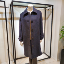 막스카라 백화점SAY 막스카라 스탠카라 디테일 양모 싱글 코트 M04MWH008