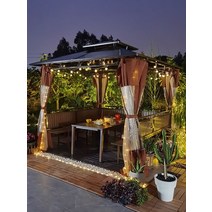 대형 가제보 조립식 원두막 야외바베큐 전원주택, 2.5x2.5m