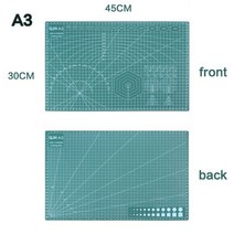 가죽 피할기A1/A2/A3/A4 PVC 커팅 매트 워크 벤치 패치 커트 패드 바느질 DIY 조각 가죽 보드 양면 셀프 힐, 03 A3-450x300mm