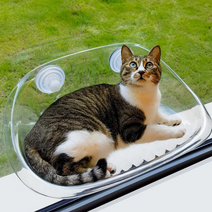 둥둥펫 투명 해먹 창문 캣타워 윈도우 캣워커, 1개, 단색