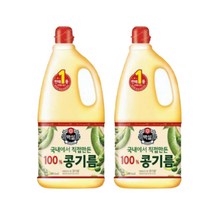 백설 콩기름 식용유 1.8L 1+1, 1.8L 2개
