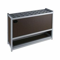 업소용 우산꽂이 우산 거치대 보관함 월넛 일반 30구, 1