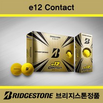 SD 브리지스톤 e12 컨택트 3피스 골프공 레드색상, 색상 : 그린