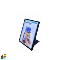 국산 고휘도 LED 조명메뉴판 A4 식당 카페 매장 테이블 스탠드전광판 LED조명게시판 커피메뉴게시판 미니전광판거