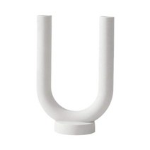 2 조각 내구성 세라믹 캔들 홀더 Tealight 홀더 Candelabra 선물 기둥 촛불 거실 및 홈 장식 크리스마스 스파, 화이트5