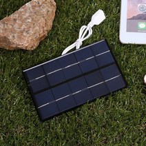 태양광패널 판넬 발전기 모듈 솔라 태양열패널태양 전지 패널 USB 마이크로 배터리 충전기 야외 휴대용 휴, 한개옵션0