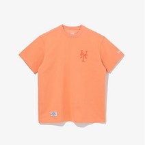 뉴에라 [뉴에라][공용]MLB 7이닝 스트레치2 뉴욕 메츠 티셔츠 네온 탠저린 (13086608)