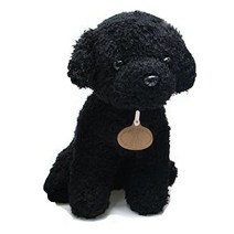 드림토이 리얼 토이 푸들 강아지인형 애착 비숑 동물인형, 토이푸들 블랙, 25cm