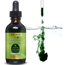 Go Nutrients Liquid Chlorophyll Chlorophyllin 보충제 60ml