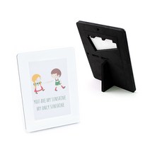 [4X6]블랙 컬러풀 초경량 아크릴 커비 지진 안전액자 CUBBY 기업 단체 선물용 판촉용 홍보용 승진 표창 감사패 기념사진